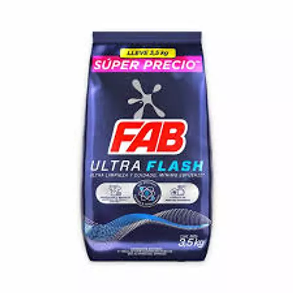 Detergente Fab Ultra Flash Floral