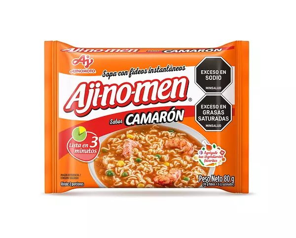 Sopa Instantánea Aji No Men Camarón