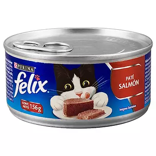 Alimento Gato Felix Lata Paté Salmón