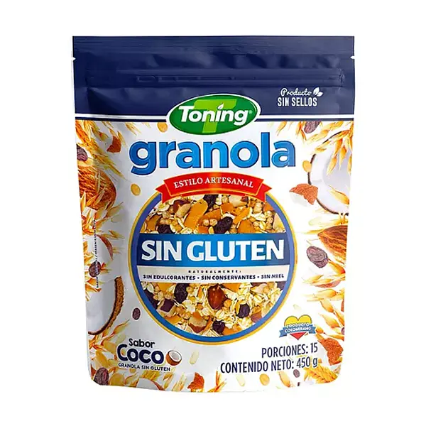Granola Toning Sin Gluten