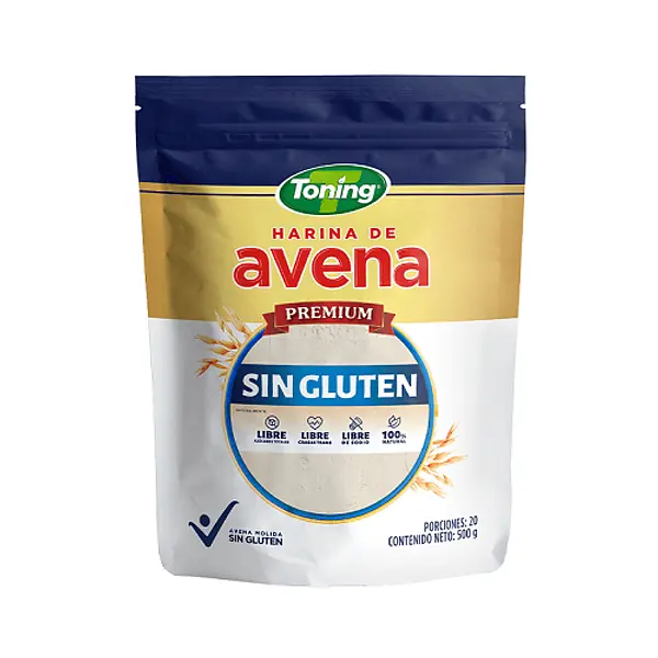 Harina De Avena Toning Sin Gluten