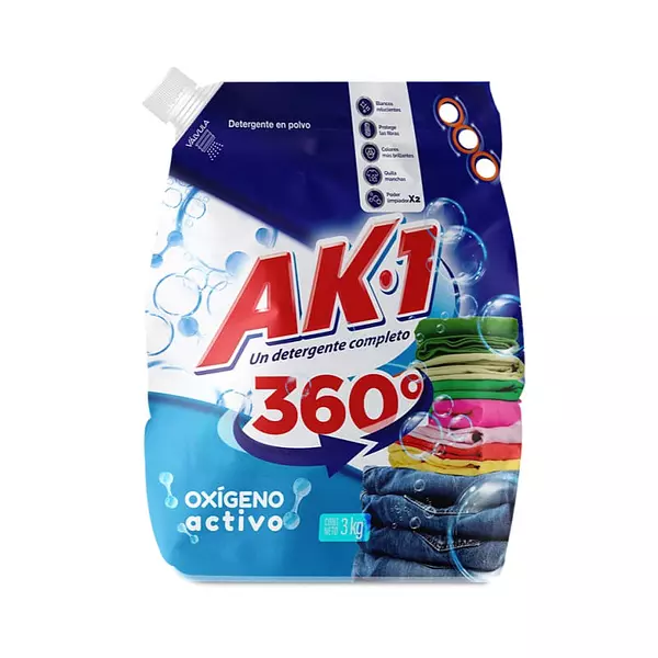 Detergente Ak1 360 Oxigeno Activo