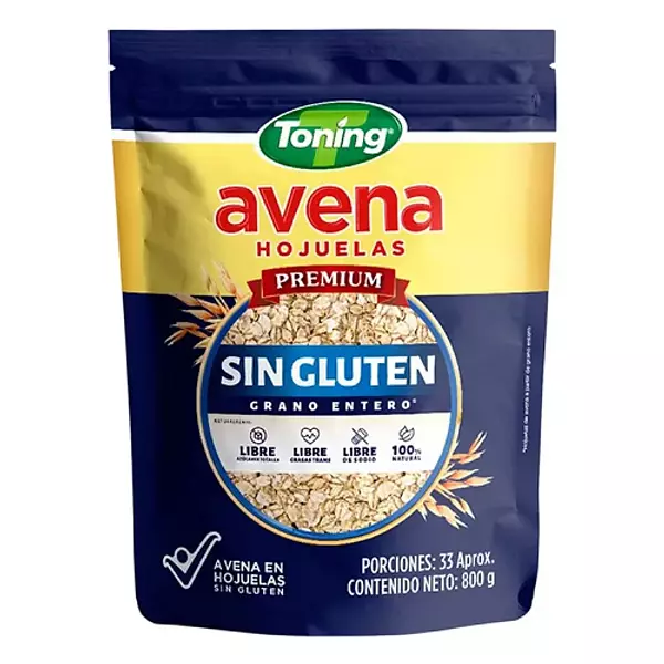 Avena En Hojuelas Toning Sin Gluten