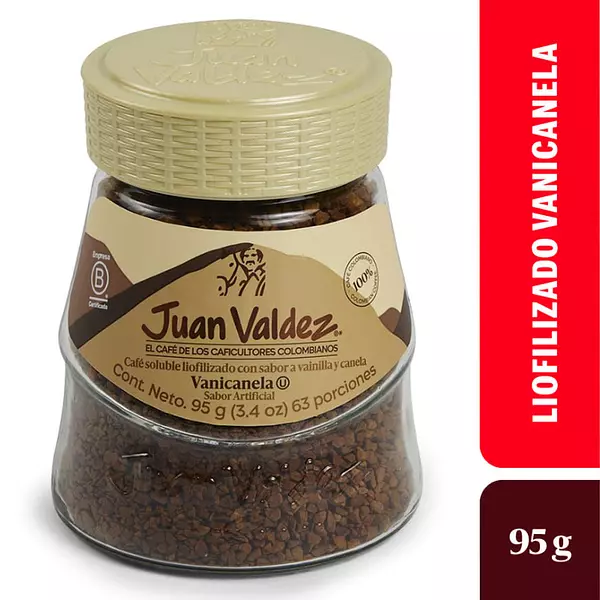 Café Liofilizado Vanicanela Juan Valdez