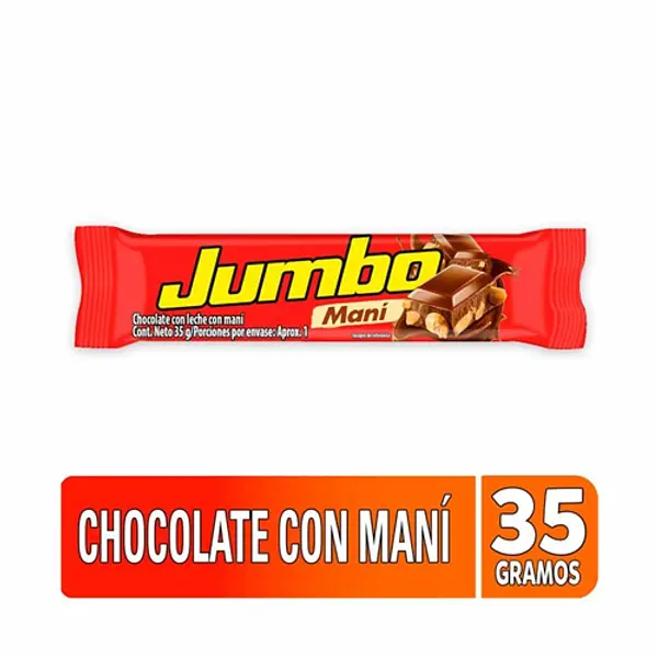 Chocolatina Jet Jumbo Mani