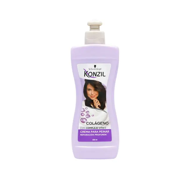 Crema De Peinar Konzil Colageno + Vitamina