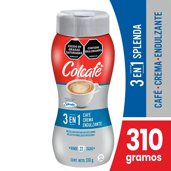 Cafe Colcafe Polvo Todo En Uno Light