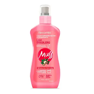Serum Recamier Muss Desenredante Termoprotector Liso Brasile