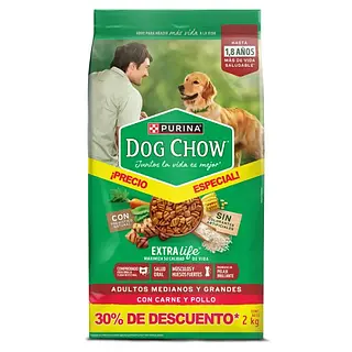 Pur Dog Chow Adultos Razas Grandes