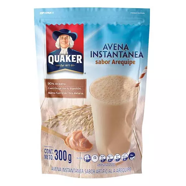 Avena Instantánea Quaker Arequipe Vainilla