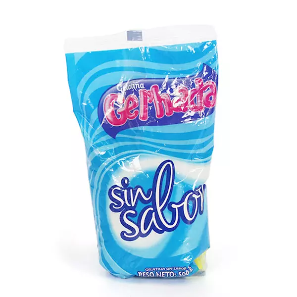 Gelatina Gelada Sin Sabor