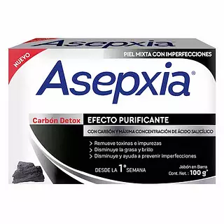 Jabón Asepxia Carbón
