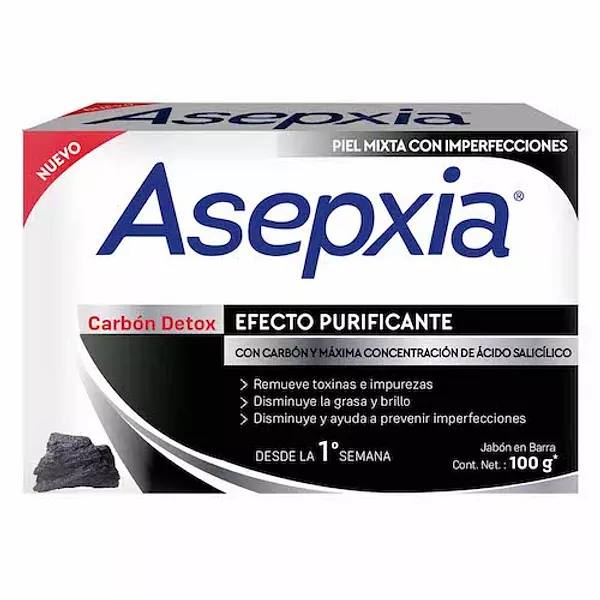 Jabón Asepxia Carbón