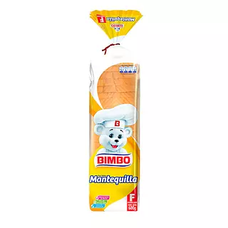 Pan Tajado Bimbo Mantequilla