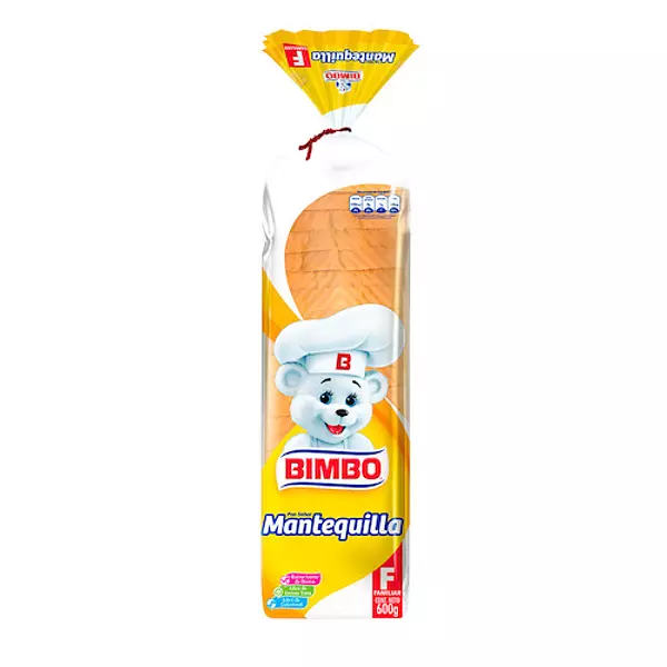 Pan Tajado Bimbo Mantequilla
