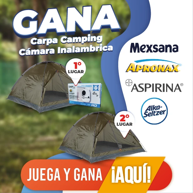 GAN KIT CAMPING CON MEXSANA Y MEGAREDIL
