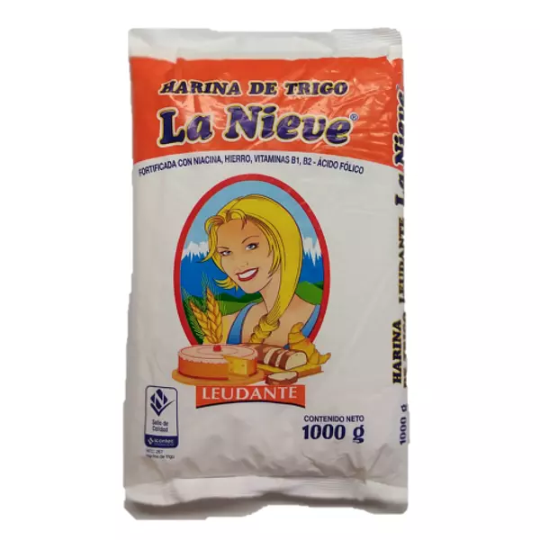 Harina De Trigo La Nieve Leudante