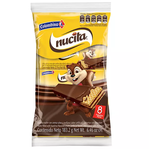 Galletas Wafer Nucita