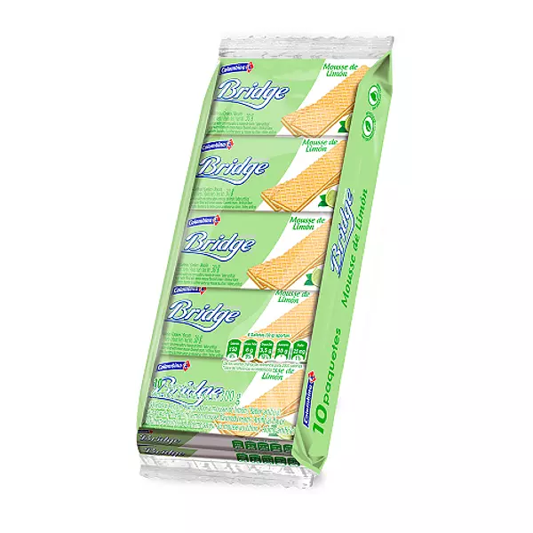 Galleta Wafer Bridge Mouse Limon