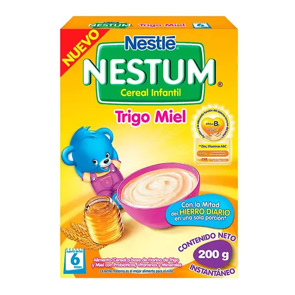 Cereal Infantil Nestum Trigo Miel