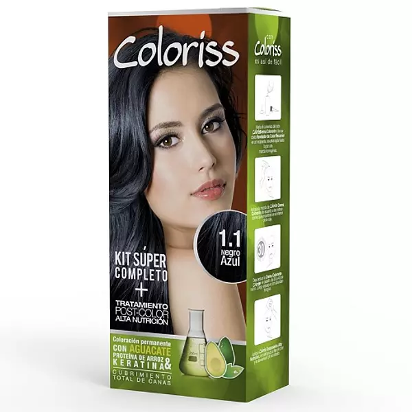 Tinte Cabello Coloriss Kit # 1.1