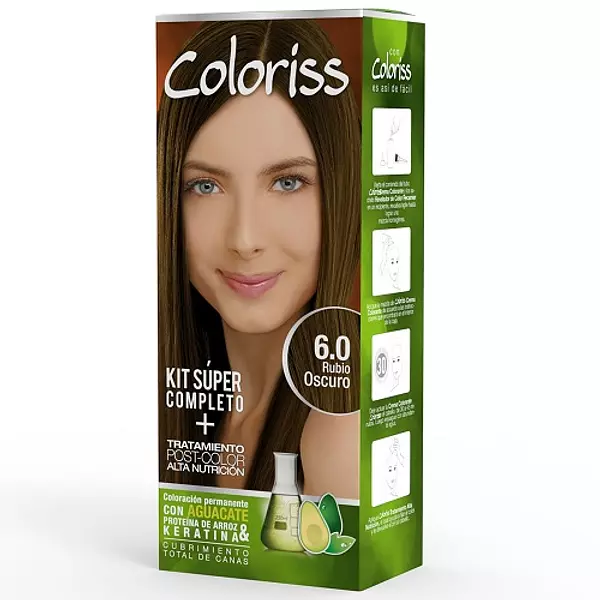 Tinte Cabello Coloriss Kit # 6.0