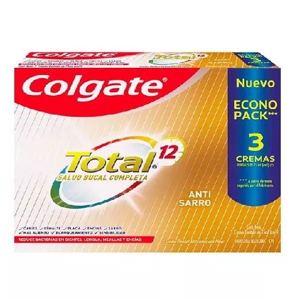 Crema Dental Colgate Total Anti Sarro
