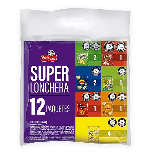 Pasabocas Frito Lay Super Lonchera Surtido