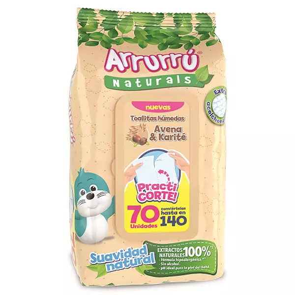 Toallitas Húmedas Arrurú Avena