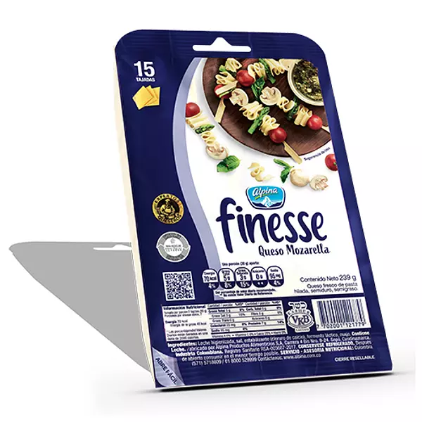 Queso Finesse Tajado