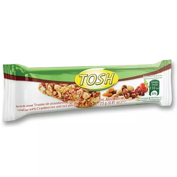 Barra Cereal Tosh Arándanos