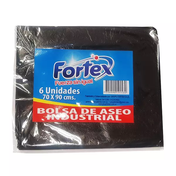 Bolsa Negra Industrial 70x90 Cm