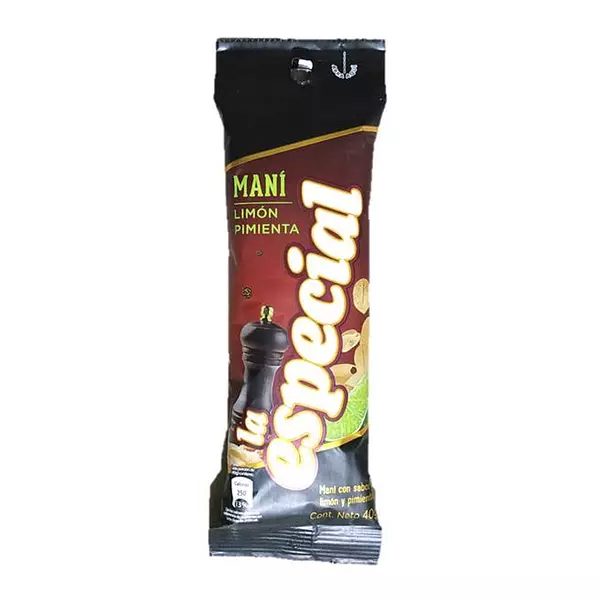 Maní La Especial Limón y Pimienta
