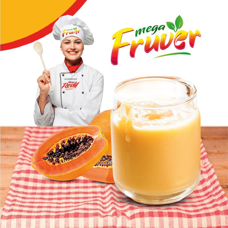 Mousse De Papaya Con Naranja